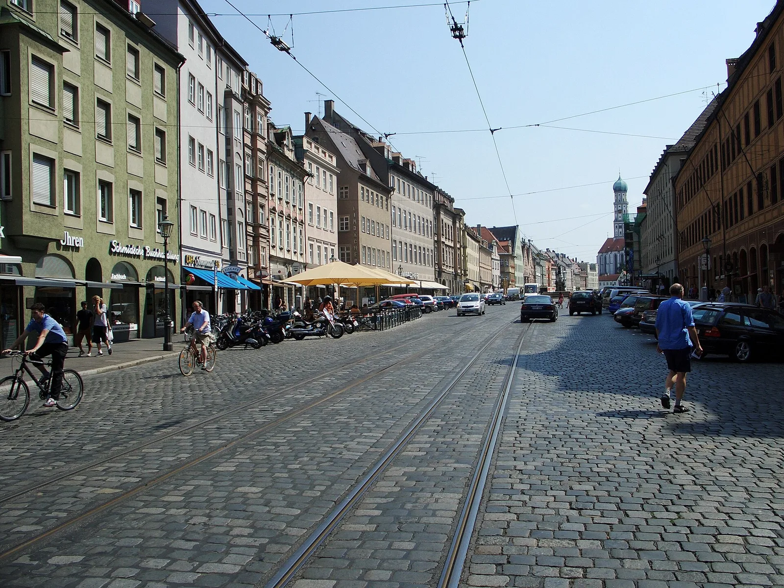 Maximilianstraße in Augsburg